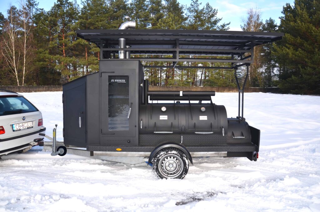 JX SMOKER 24“BBQ Trailer „Dallas“ MINI